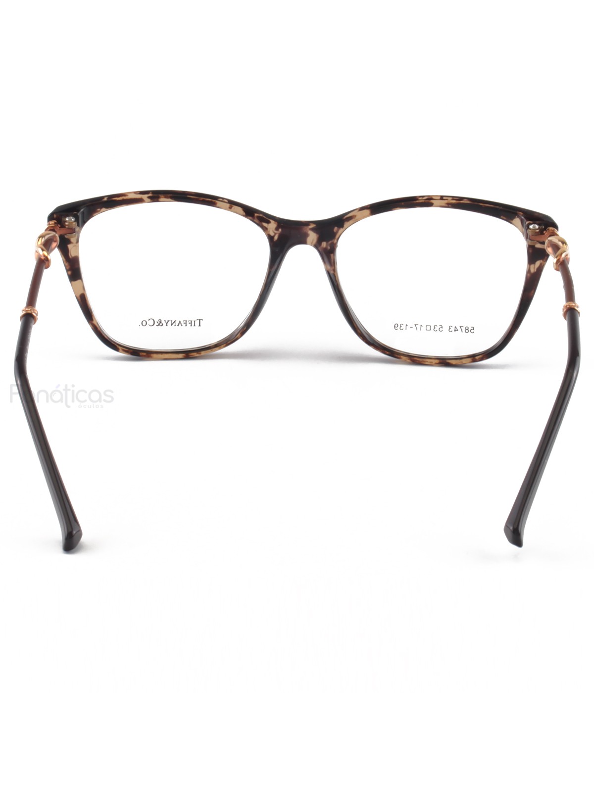 Armacao de Óculos Quadrada TF2160 Tartaruga Claro