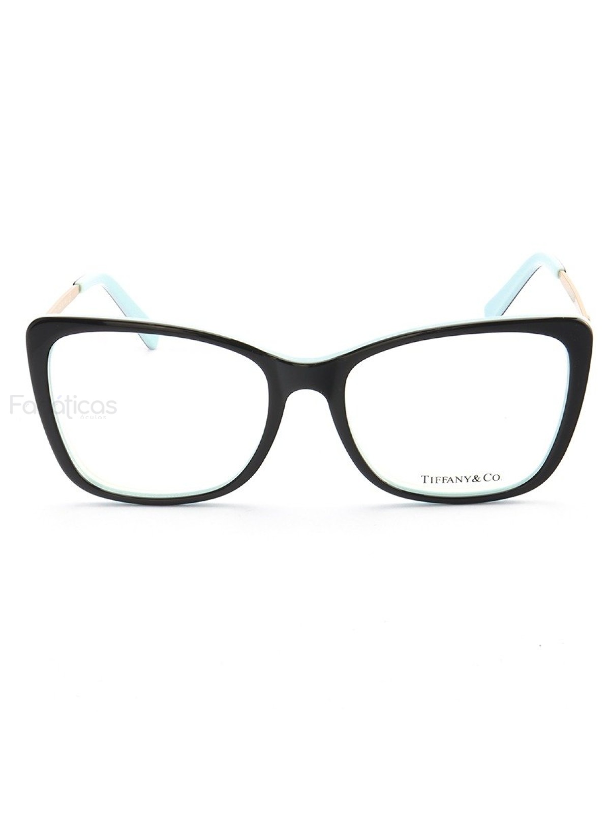 Armação de Óculos Quadrada TF2162 Preto e Azul