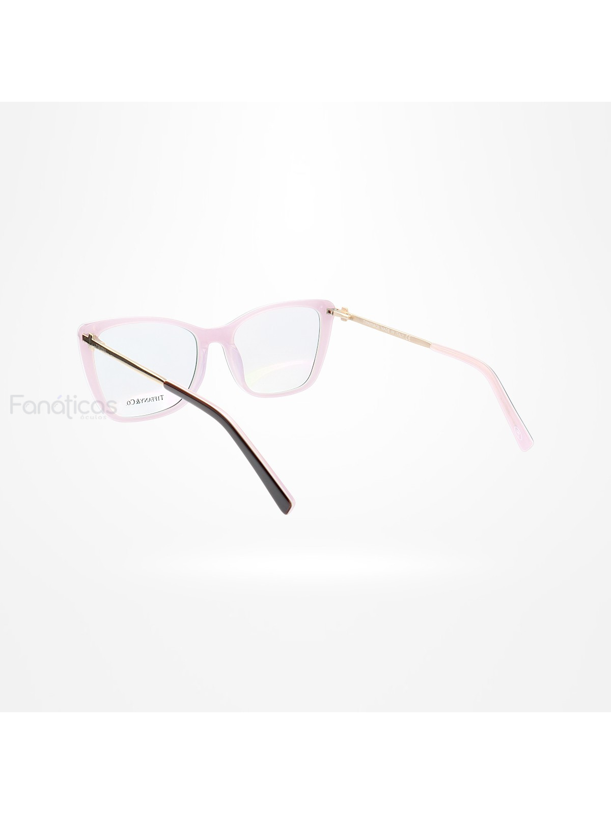 Armação de Óculos Quadrada TF2162 Preto e Rosa