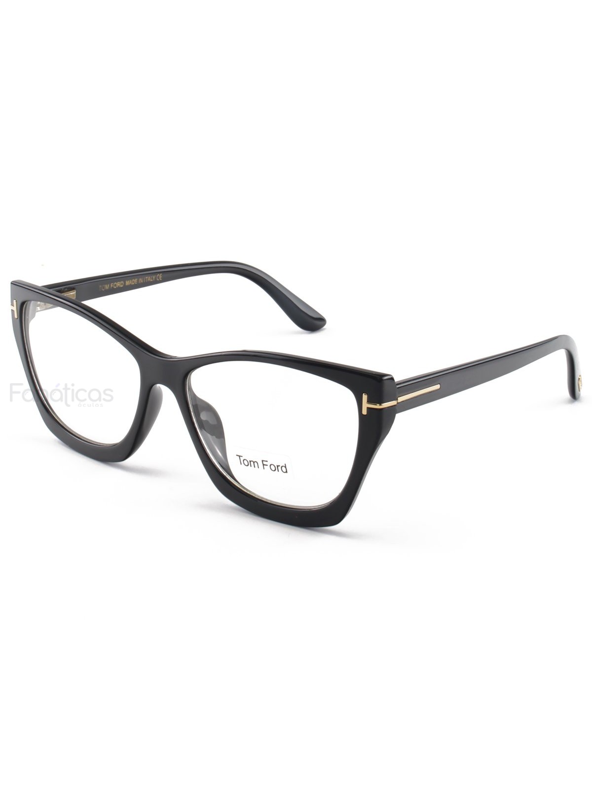 Armação de Oculos Quadrada TF5520 Preto