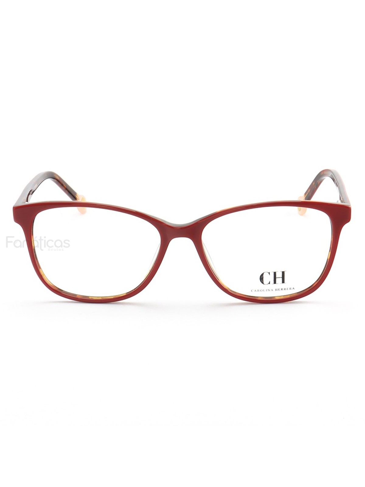 Armação de Óculos Quadrada VHE779 Vermelho Tartaruga