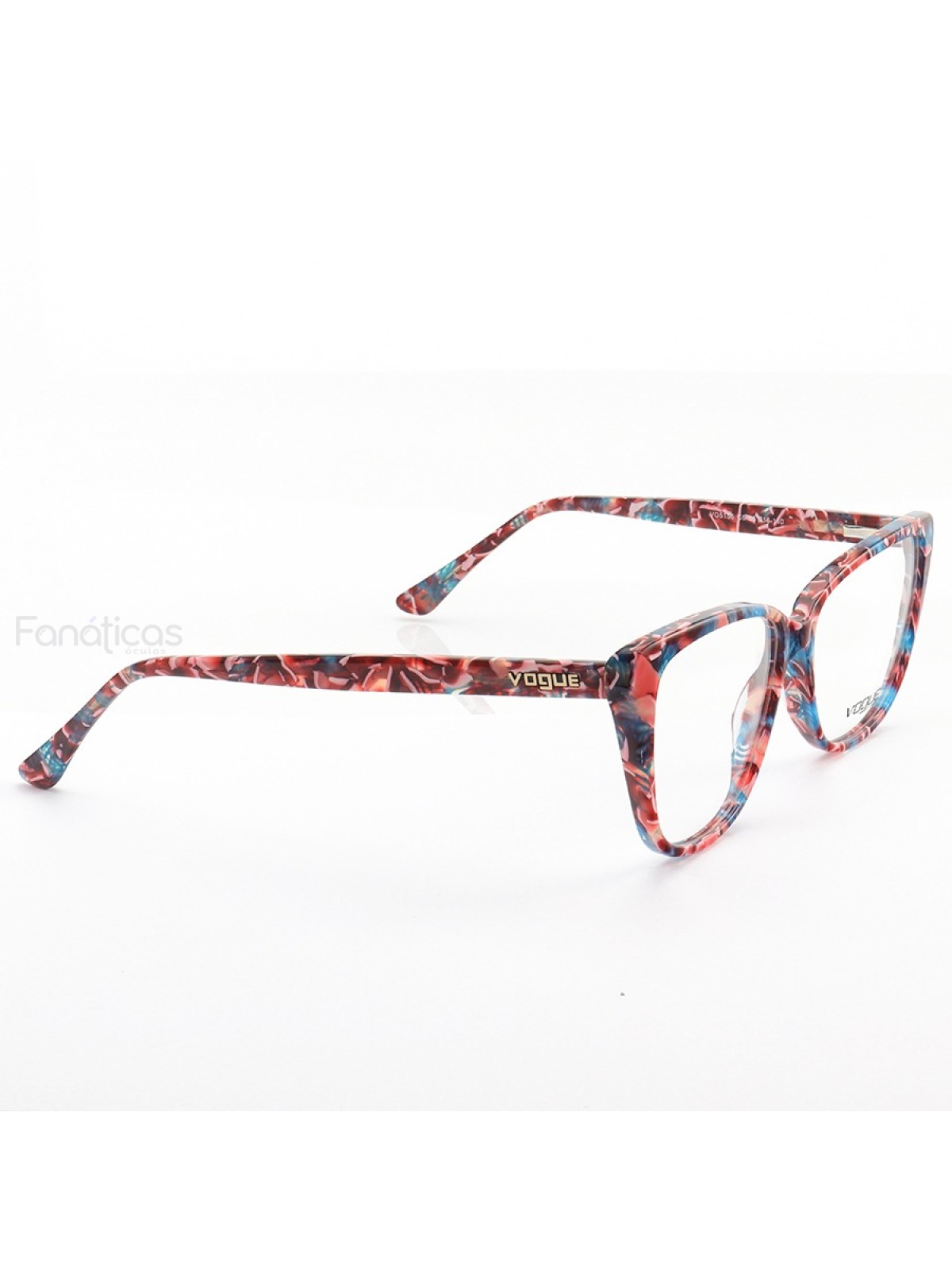 Armação de Oculos Quadrada VO5156 Colorido