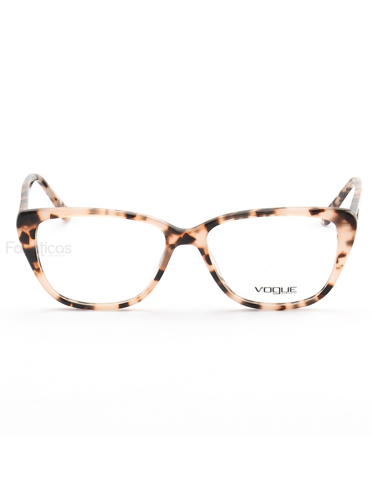 Armação de Oculos Quadrada VO5156 Rosa Tartaruga