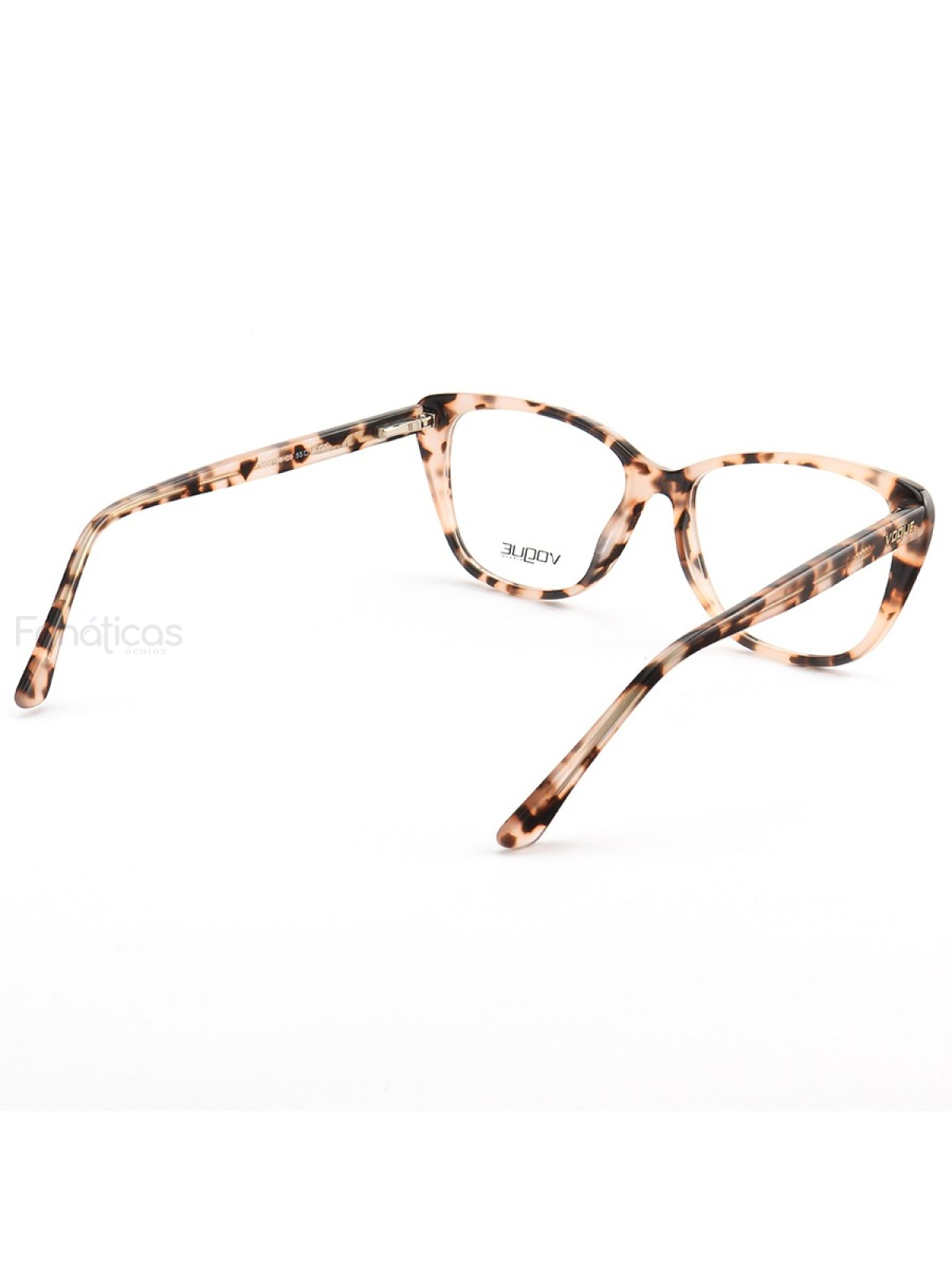 Armação de Oculos Quadrada VO5156 Rosa Tartaruga