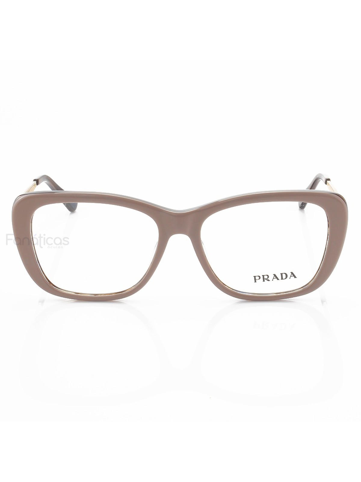 Armacao de Óculos Quadrada VPR223F Acetato Nude