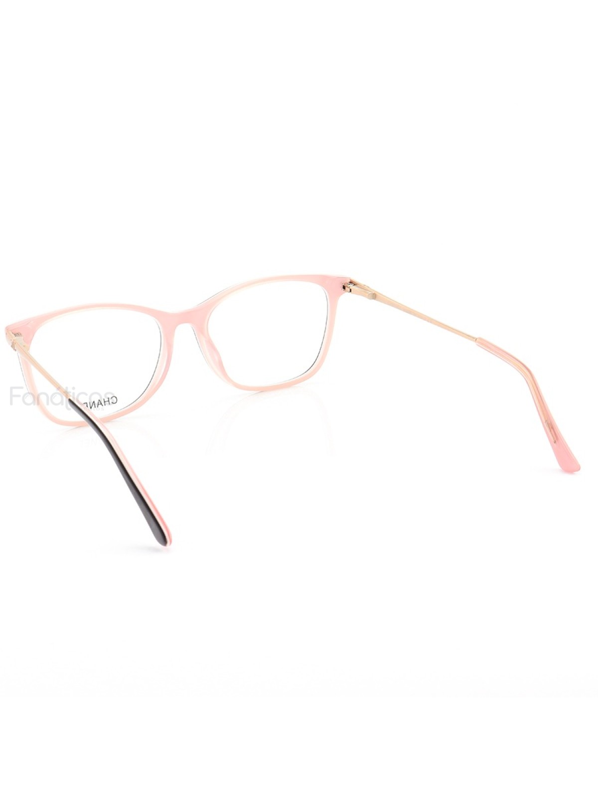 Armação de Óculos Quadrado CH6822 Preto e Rosa