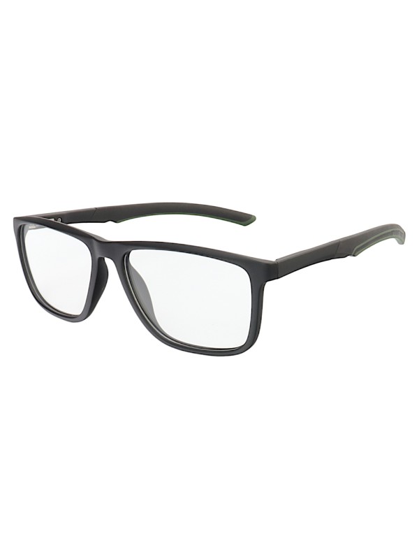 Armação de Óculos 7810 Quadrado Preto e Verde