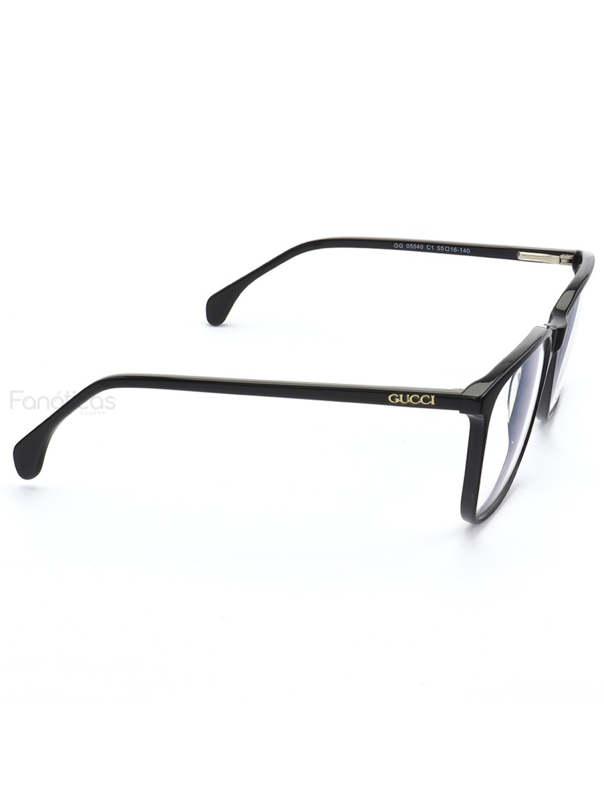 Armação de Óculos Quadrado GG05540 Preto