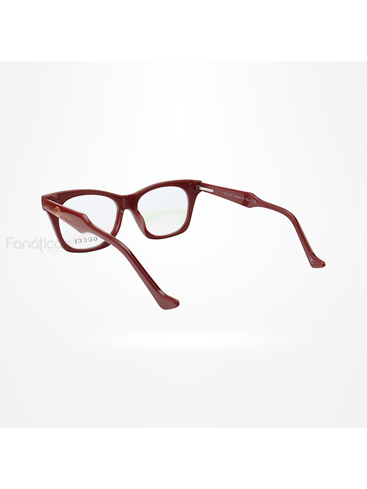 Armação de Óculos Quadrado GG6126 Vermelho