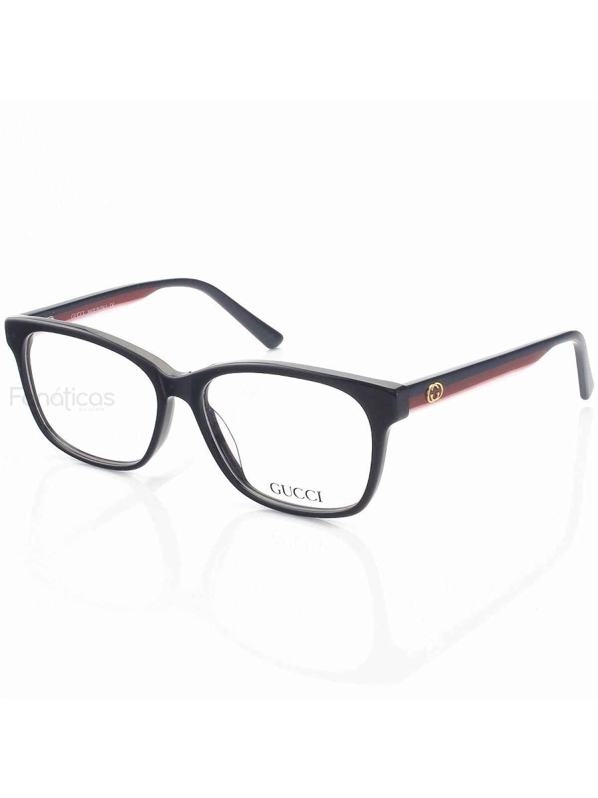 Armação de Óculos Quadrado GG7208 Preto
