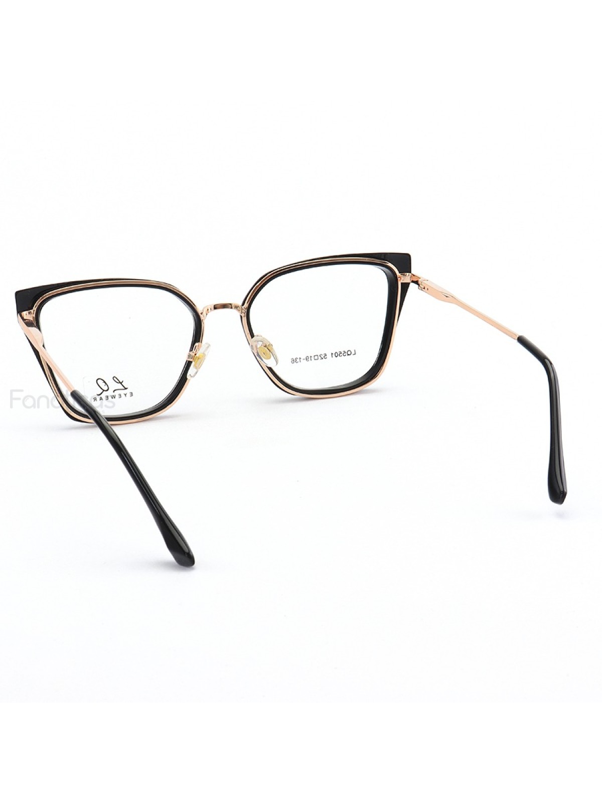 Armação de Óculos Quadrado LQ5501 Preto