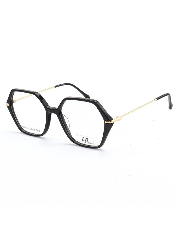 Armação de Óculos Quadrado LQ6011 Preto