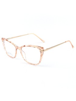 Armação de Óculos Quadrado Ohana 68258 Creme Transparente