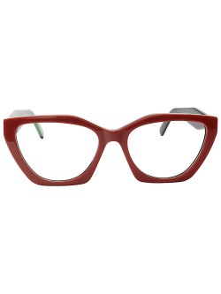 Armação de Óculos Quadrado P26YS Vermelho