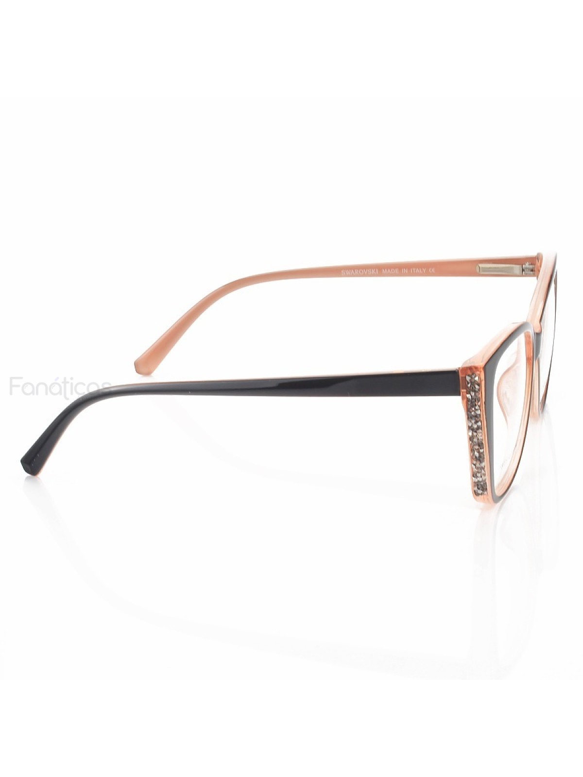 Armação de Óculos Quadrado SW58725 Preto e Rosa