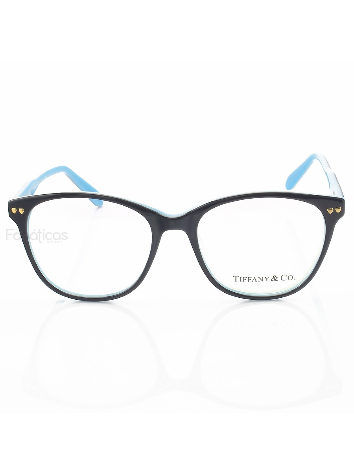 Armação de Óculos Quadrado TF2155 Preto e Azul