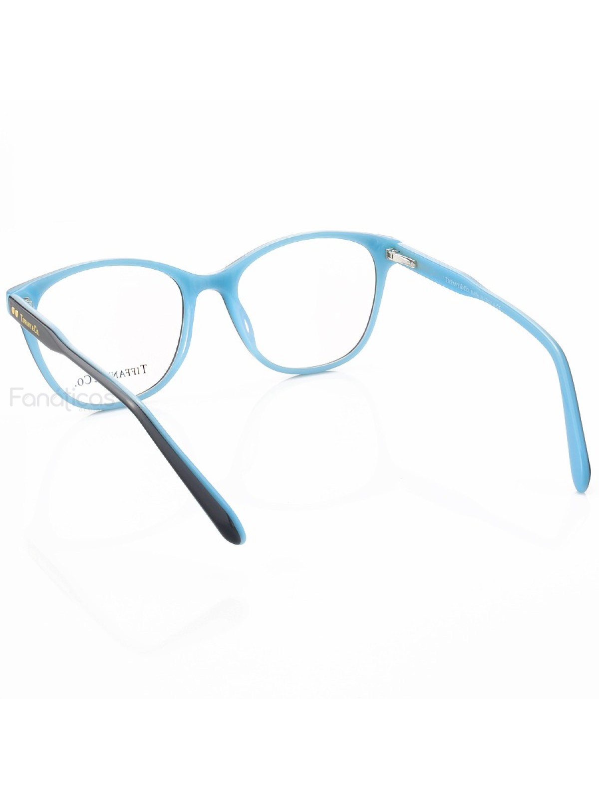Armação de Óculos Quadrado TF2155 Preto e Azul + KIT Completo
