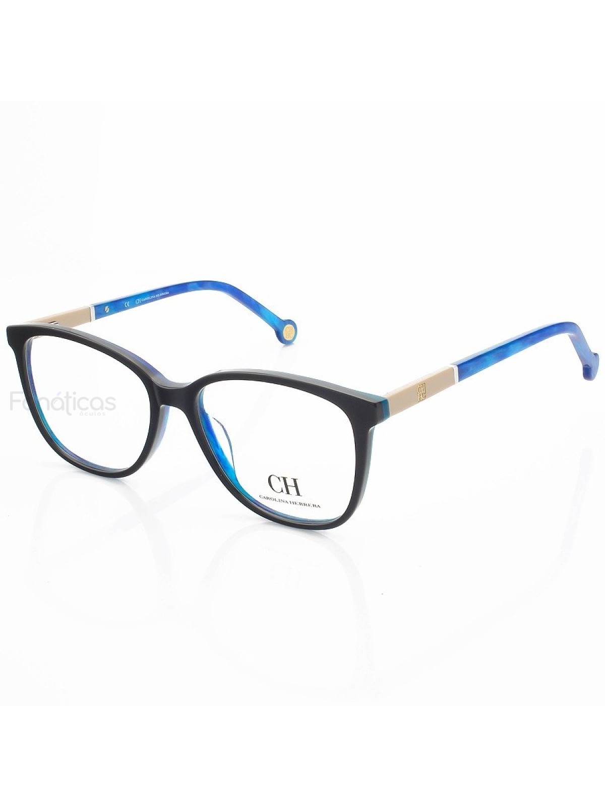 Armação de Óculos Quadrado VHE813 Azul