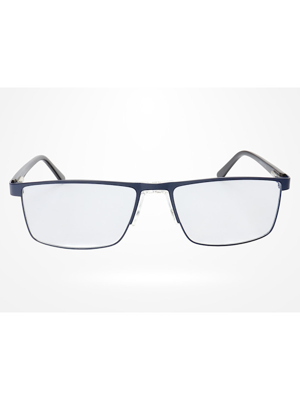 Armação de Óculos AQ230914 Retangular Azul e Preto