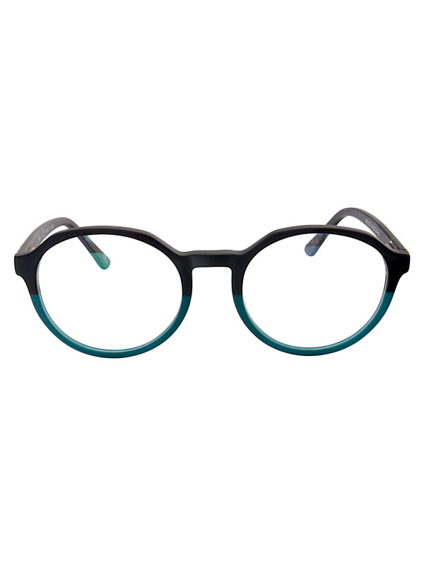 Armação de Óculos RB7187 Redondo Preto e Verde