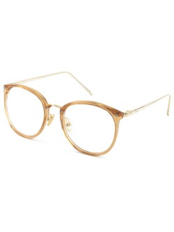 Armacao de Óculos Redonda 2334 CD Dourado