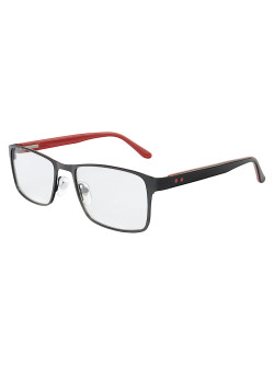 Armação de Óculos AQ240504 Retangular Preto e Vermelho