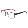 Armação de Óculos AQ240505 Quadrado Preto e Vermelho