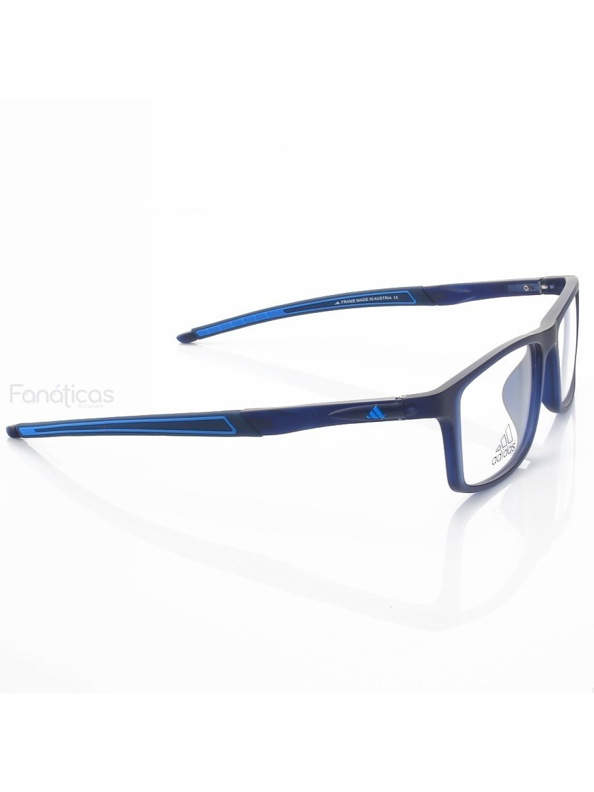 Armação de Óculos Retangular Adidas A692 Azul