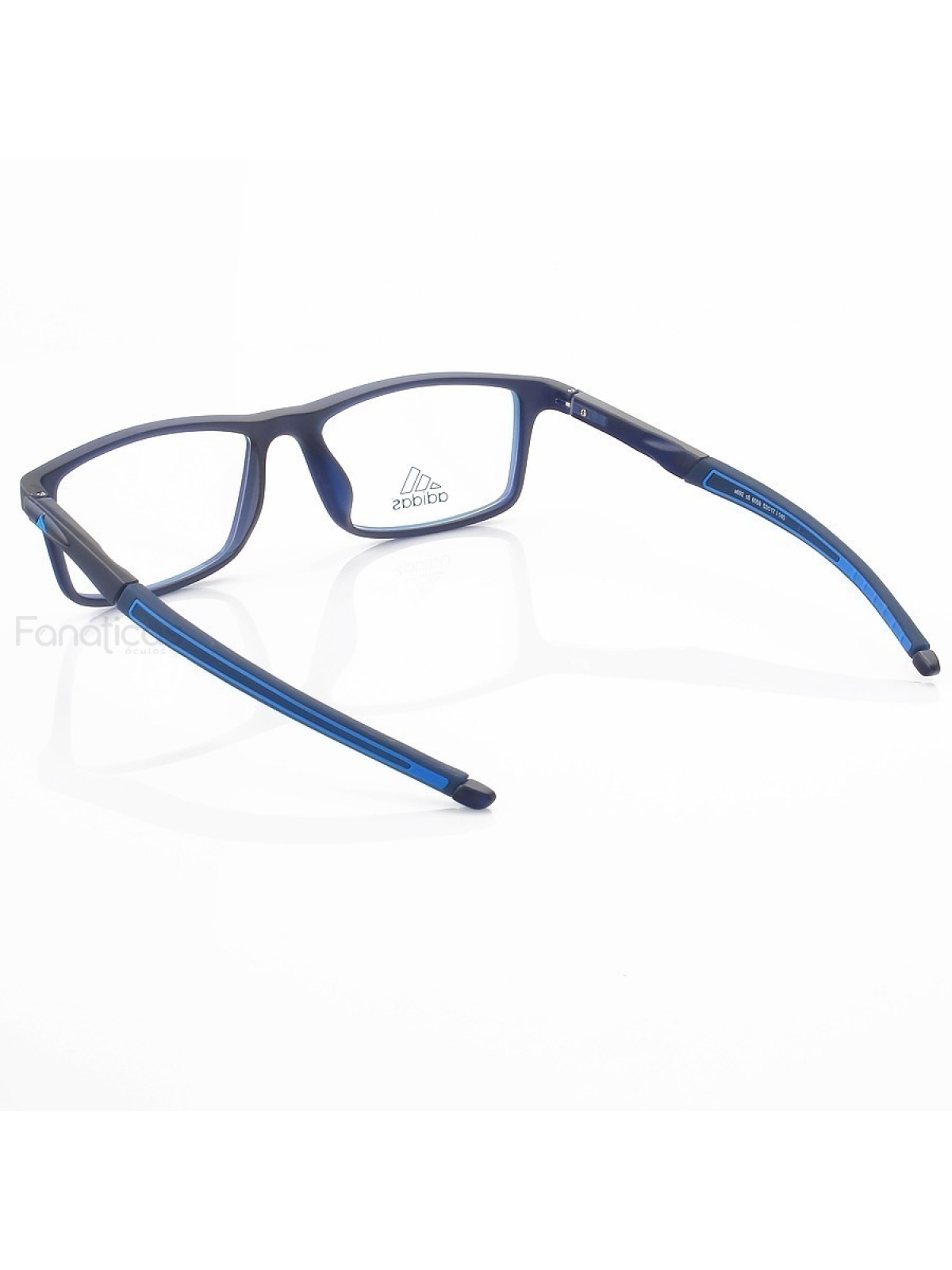 Armação de Óculos Retangular Adidas A692 Azul