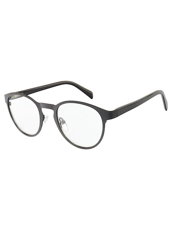 Armação de Óculos AQ240507 Redondo Preta