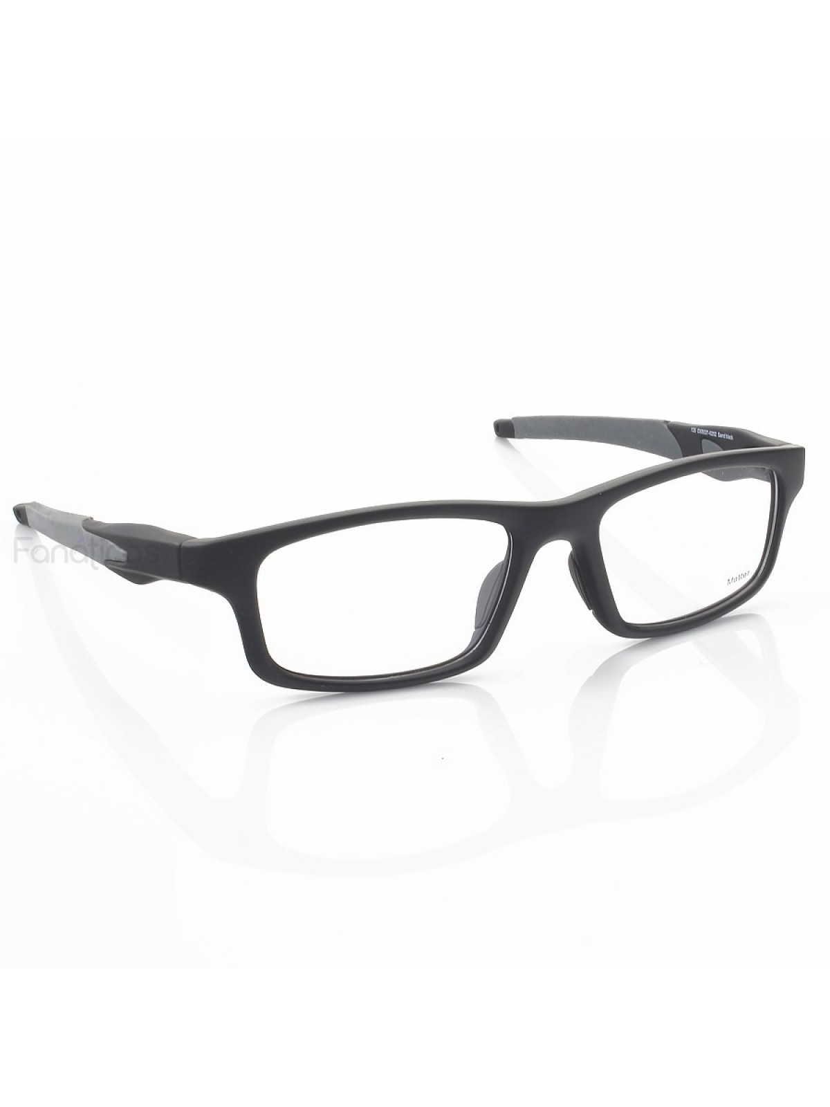 Armação de Óculos Retangular Crosslink OX8037 Preto e Cinza