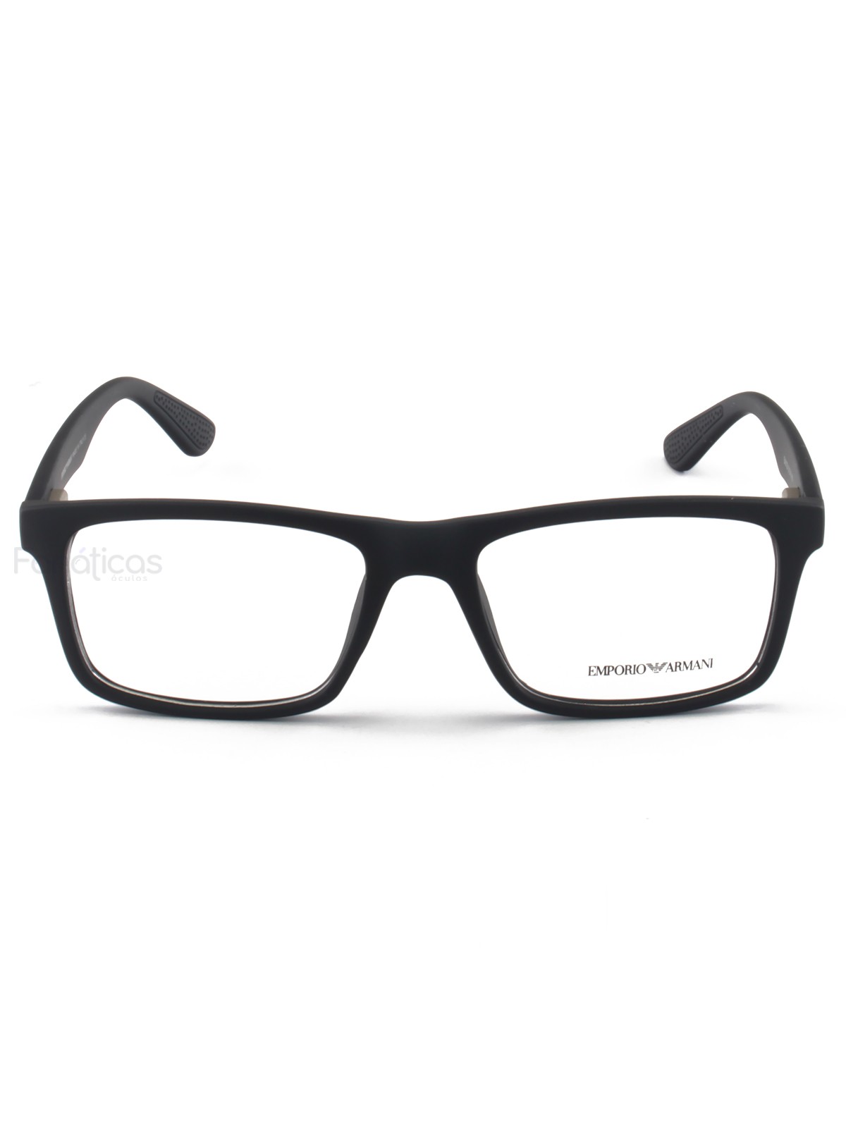 Armacao de Óculos Retangular EA3120 Preto e Azul