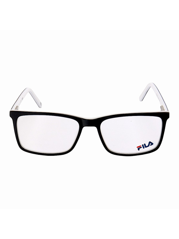 Armação de Óculos Retangular Masculina FL7062 Preto e Branco