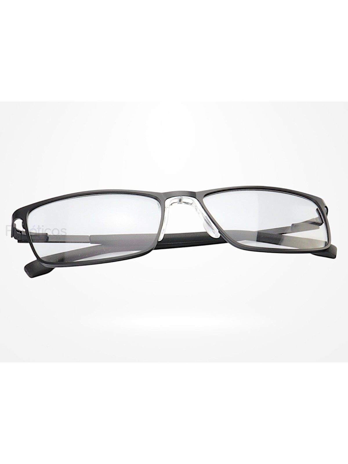 Armação de Óculos AQ240702 Retangular Preto