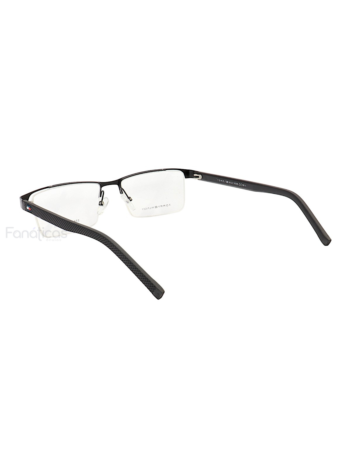 Armação de Óculos Retangular Nylon TH1717 Preto