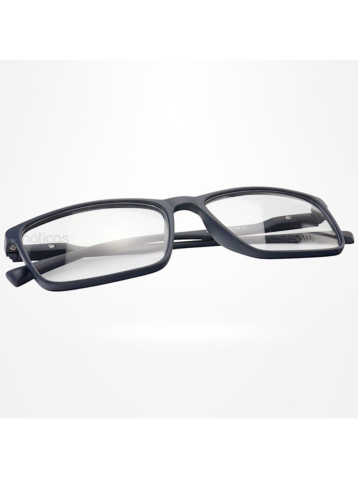Armação de Óculos Retangular P5150 Azul