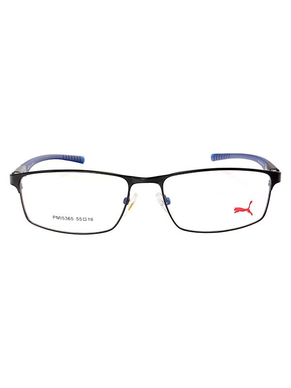 Armação de Óculos Retangular Puma PM15365 C1-2 Preto e Azul