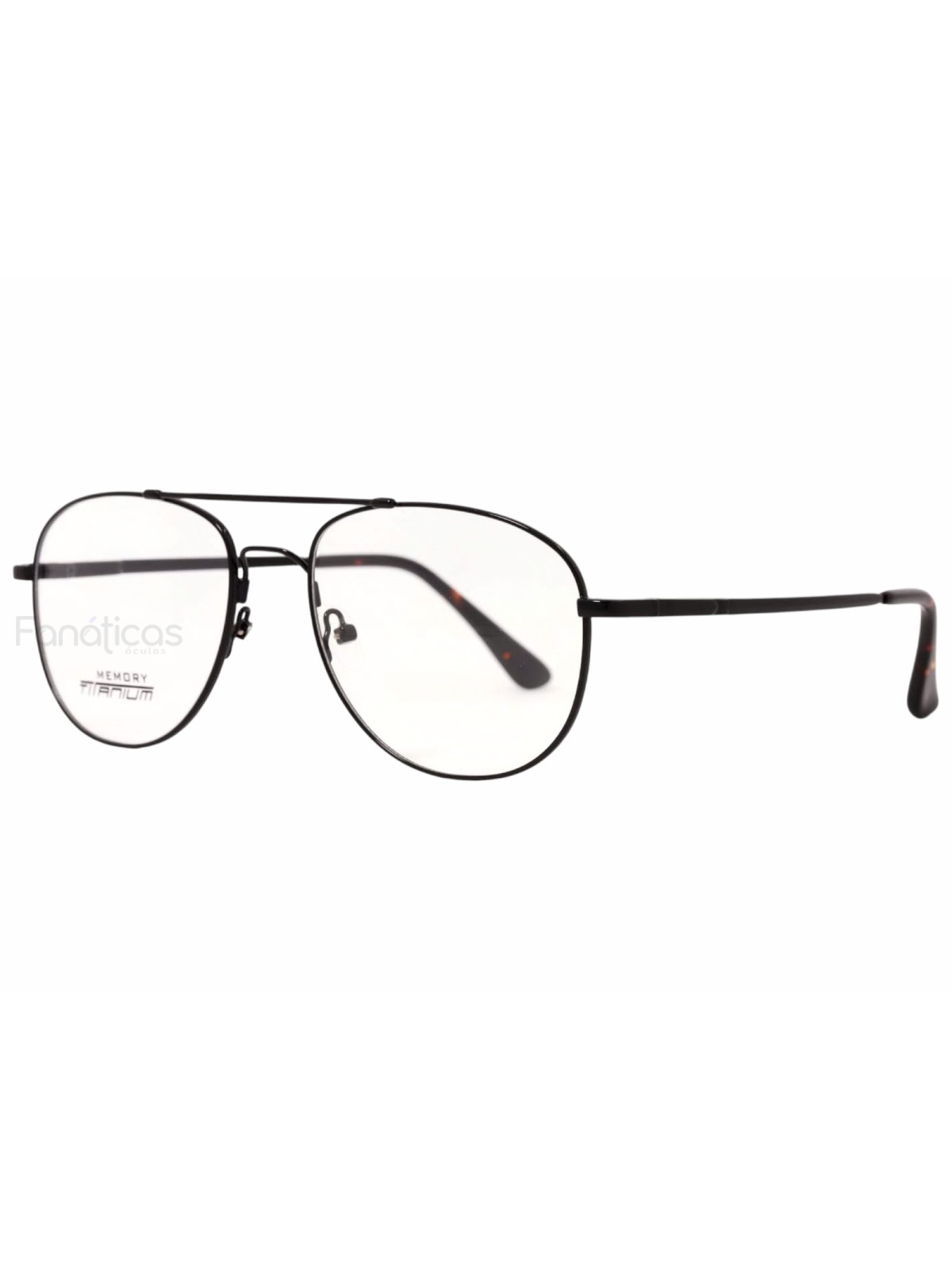 Armação de Óculos Aviador MJ9014 Memory Titanium