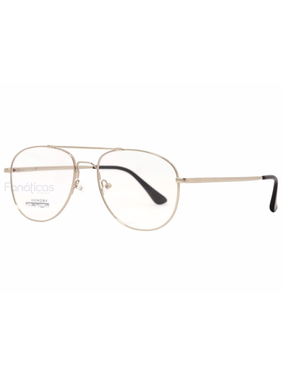 Armação de Óculos Aviador MJ9014 Memory Titanium