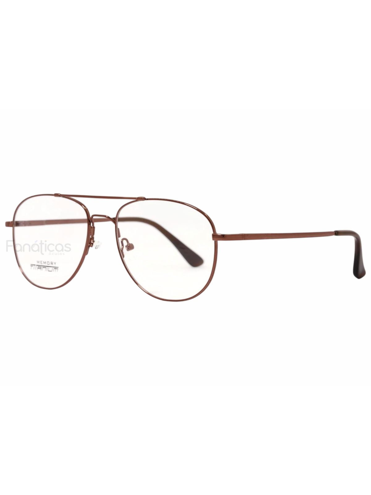 Armação de Óculos Aviador MJ9014 Memory Titanium