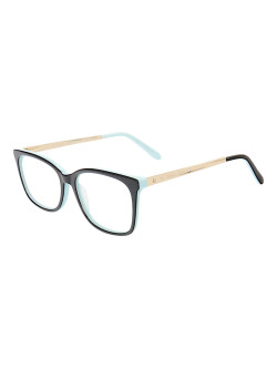 Armação de Óculos Retangular TF2131 Preto com Azul