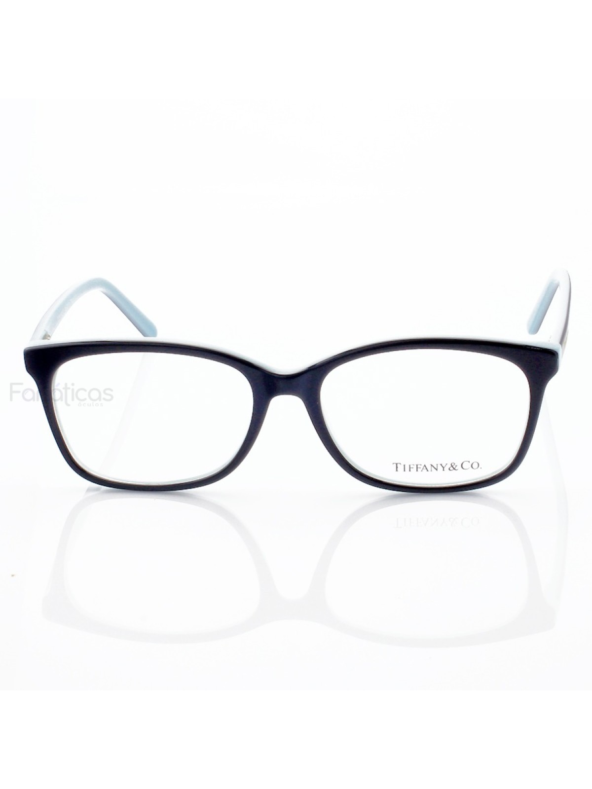 Armacao de Óculos Retangular TF2131 Preto e Azul