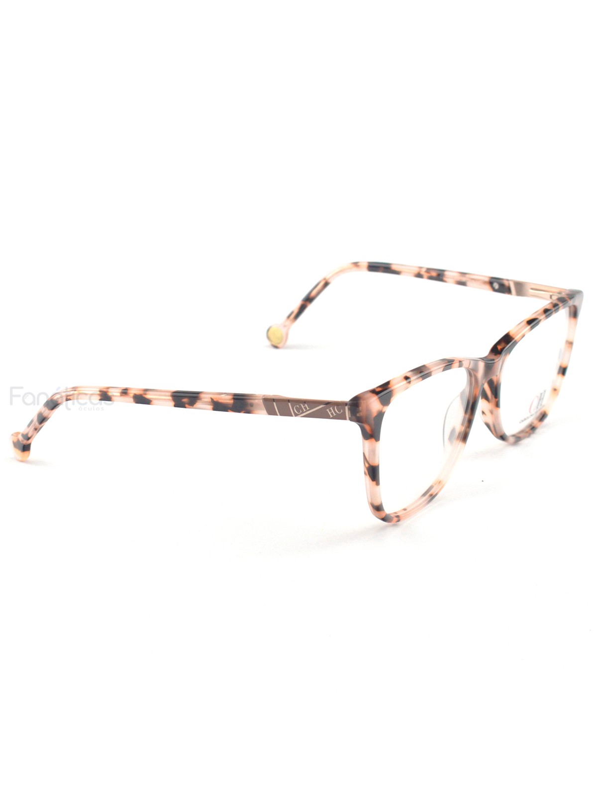 Armacao de Óculos CH682 Rosa Tartaruga