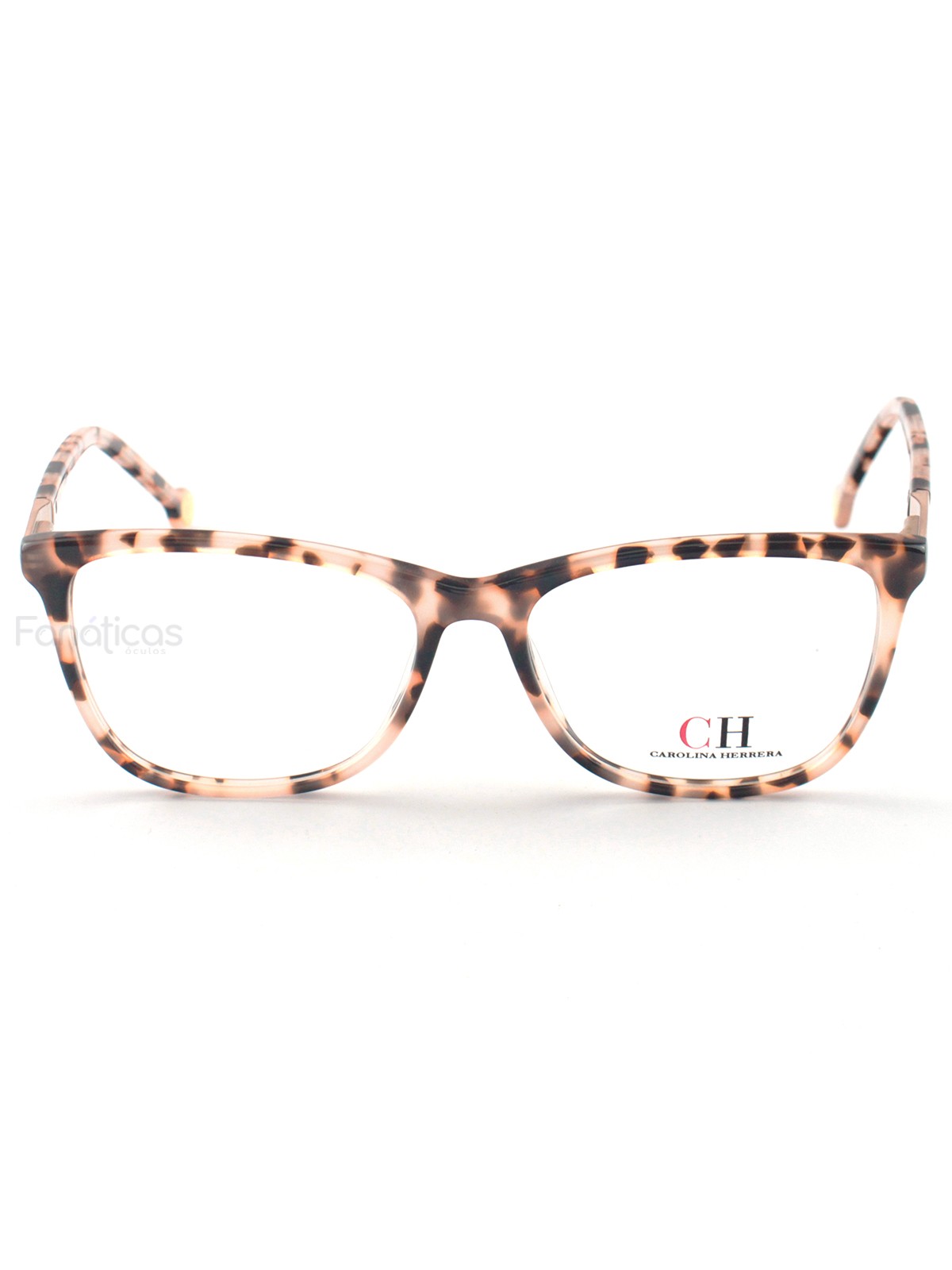Armacao de Óculos CH682 Rosa Tartaruga