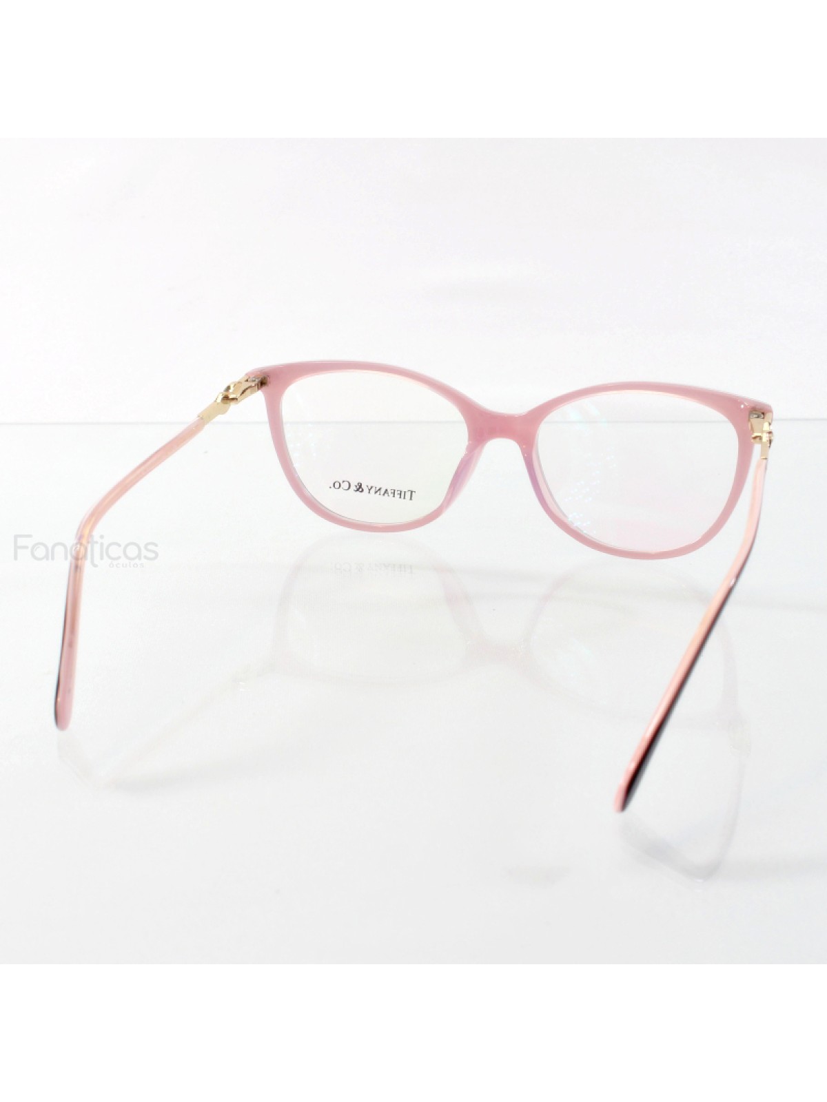 Oculos Armação de Grau - TF2143-B Marrom e Rosa 