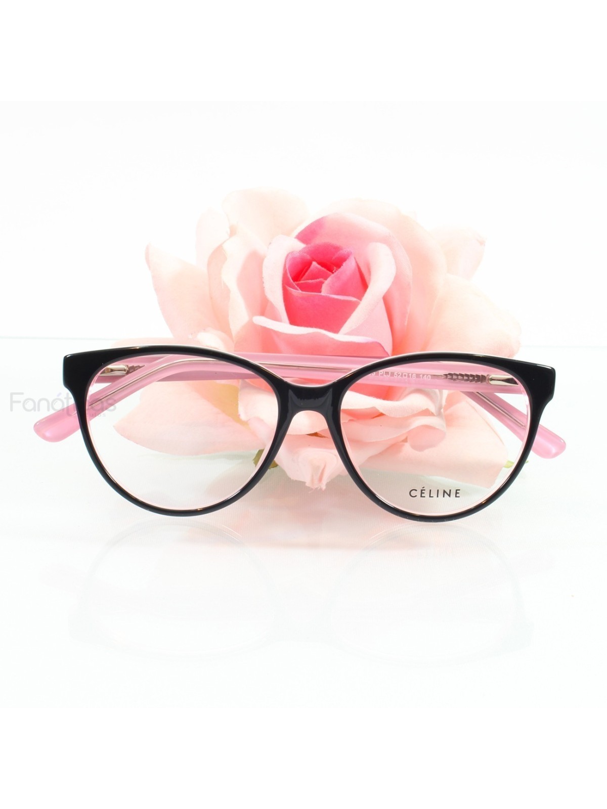 Óculos Armação de Grau CL4655 Preta e Rosa