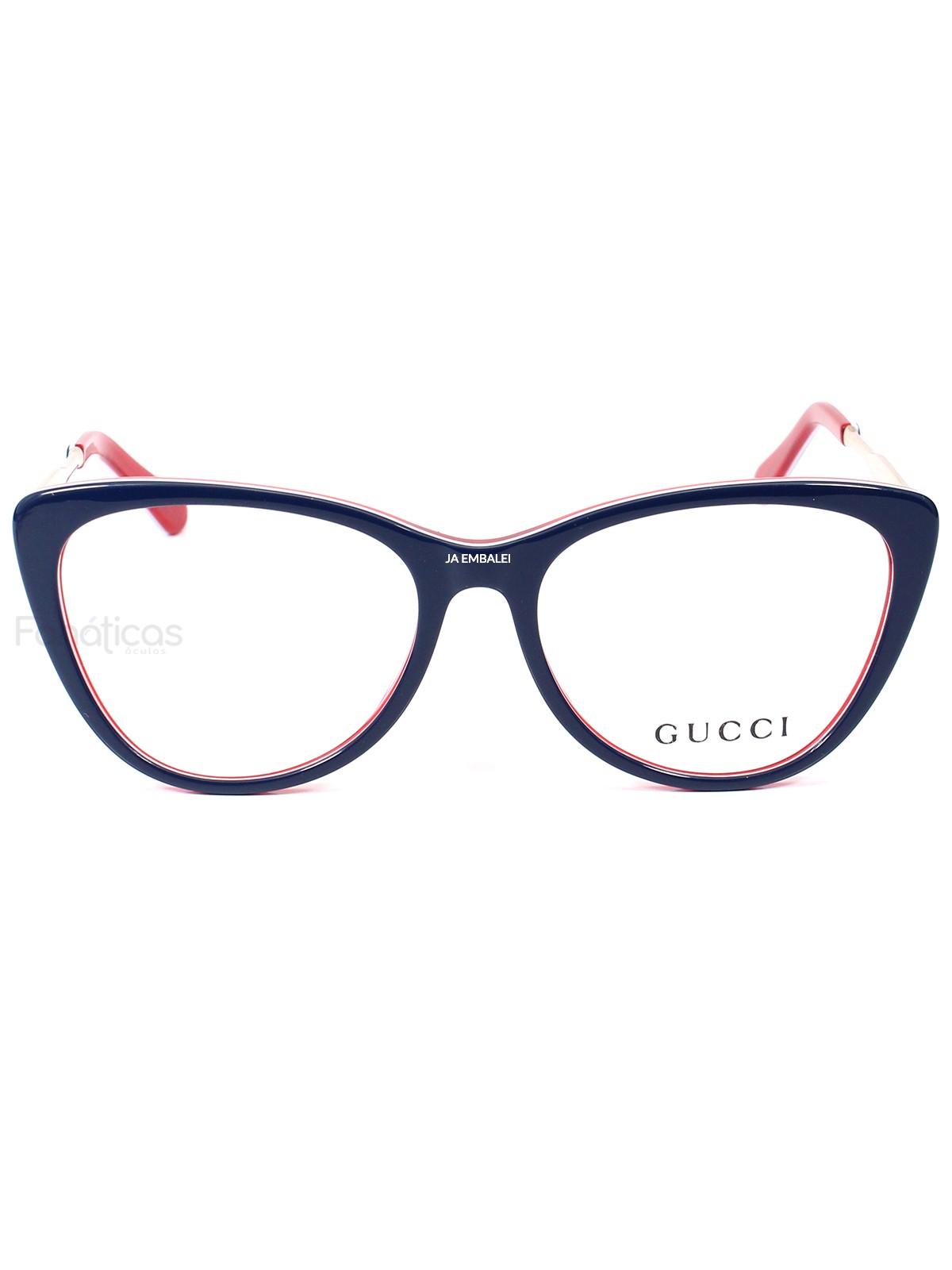Óculos Armação de Grau GG3126 - Azul e Vermelho
