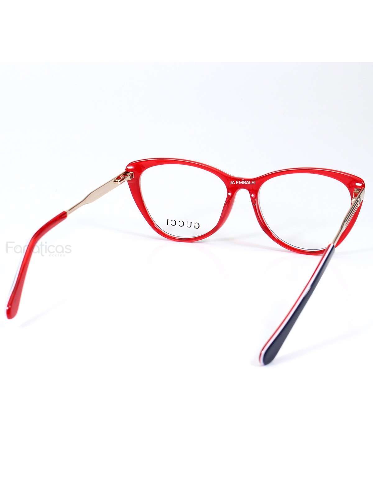 Óculos Armação de Grau GG3126 - Azul e Vermelho