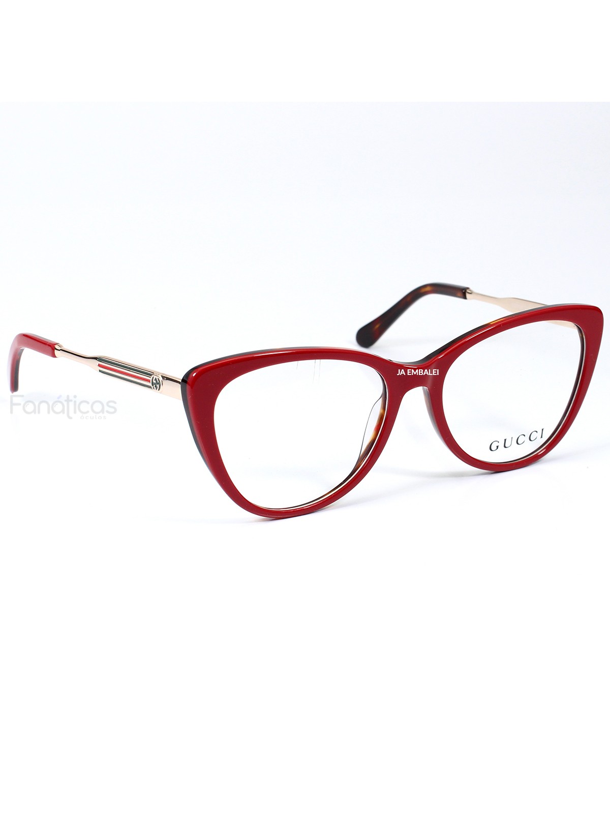 Óculos Armação de Grau GG3126 - Vermelho
