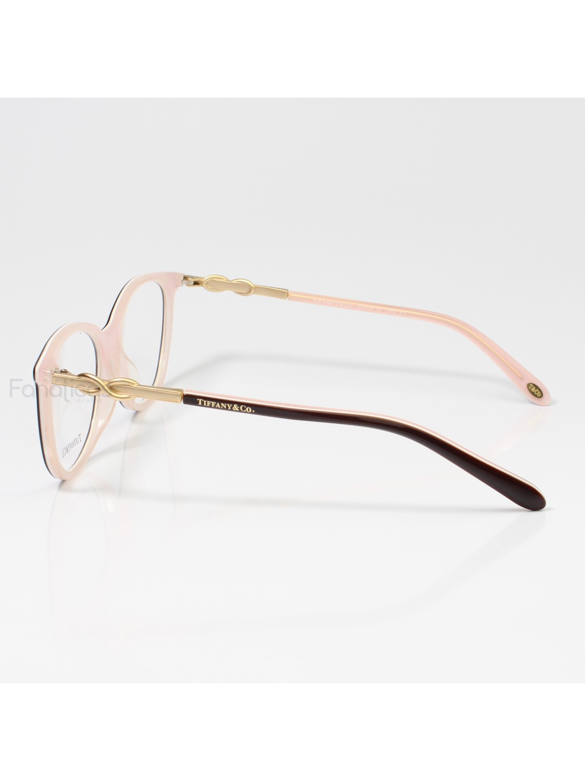Oculos Armação de Grau Infinito - TF2143-B Fosco - Marrom e Rosa 